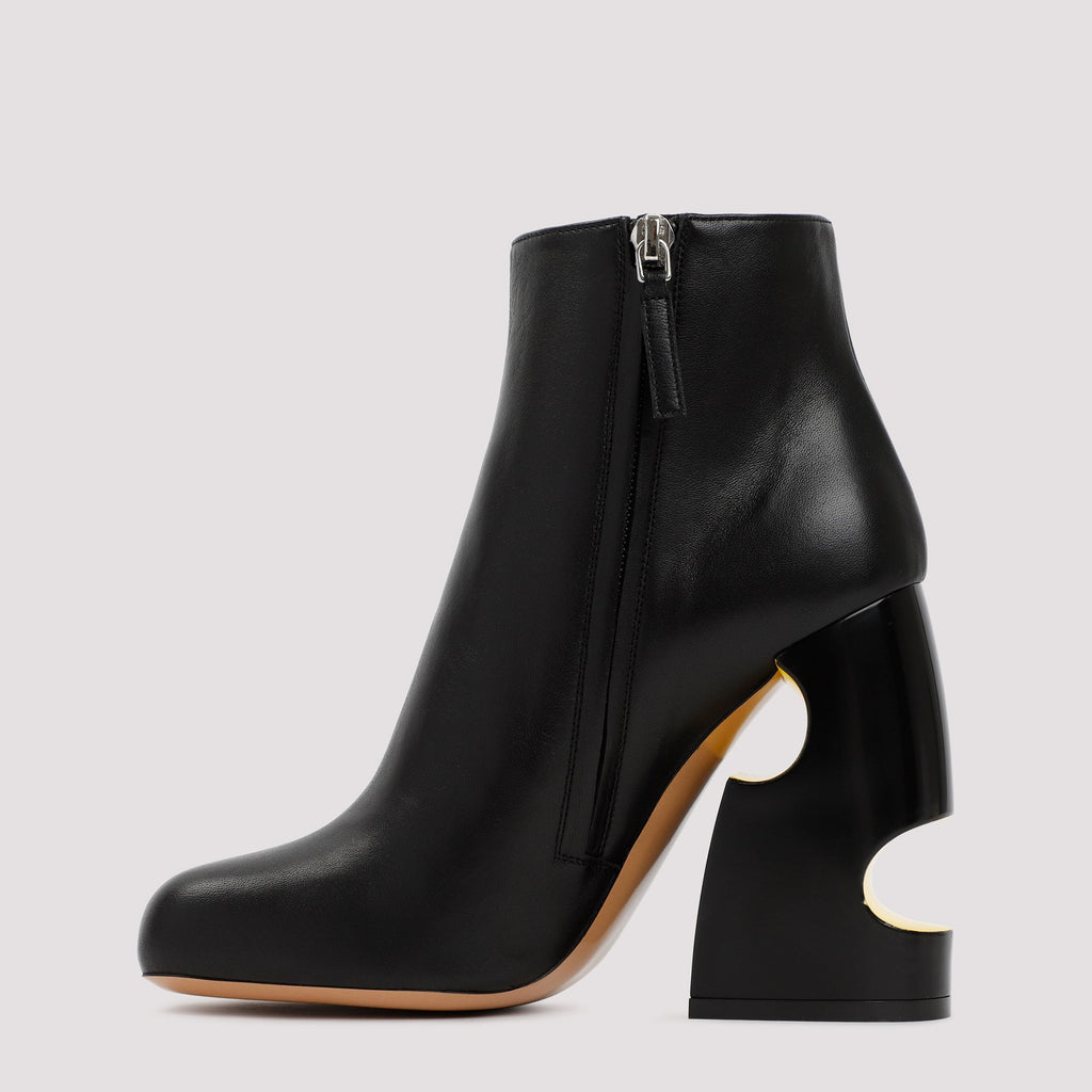 Off White Pop Bulky Nappa Ankle Boot Women