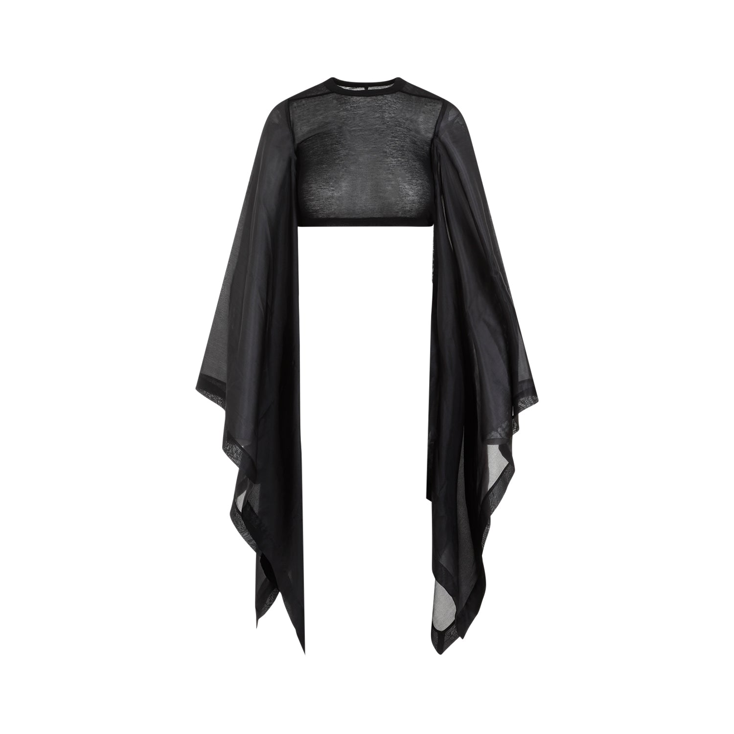 Rick Owens Flag Crop Habotai Top Women