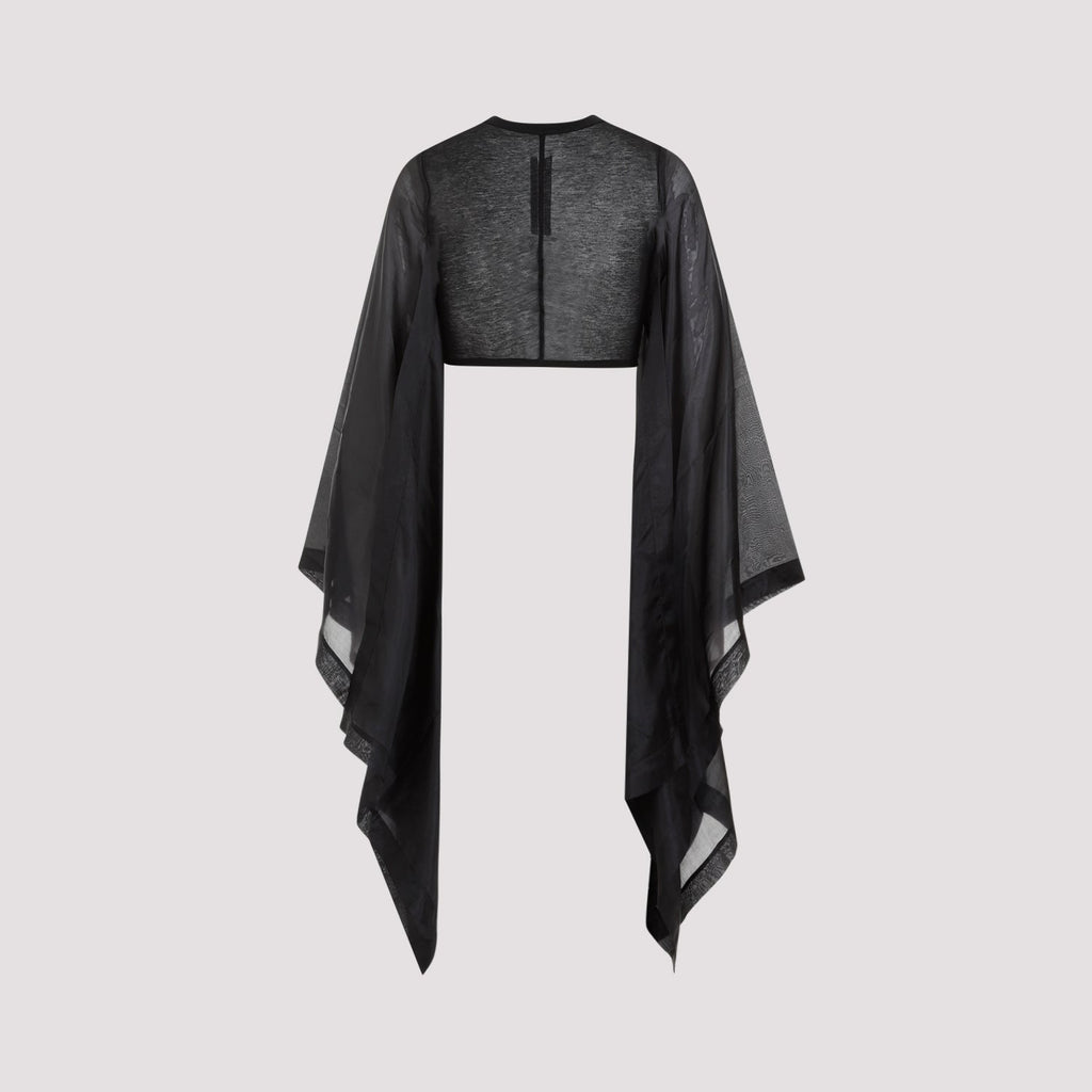 Rick Owens Flag Crop Habotai Top Women