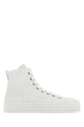 Ann Demeulemeester Women Chalk Suede Sneakers