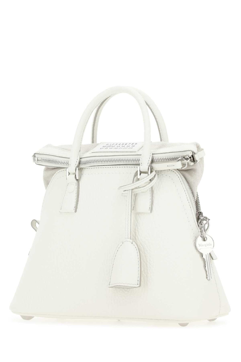 Maison Margiela Women White Leather 5Ac Handbag