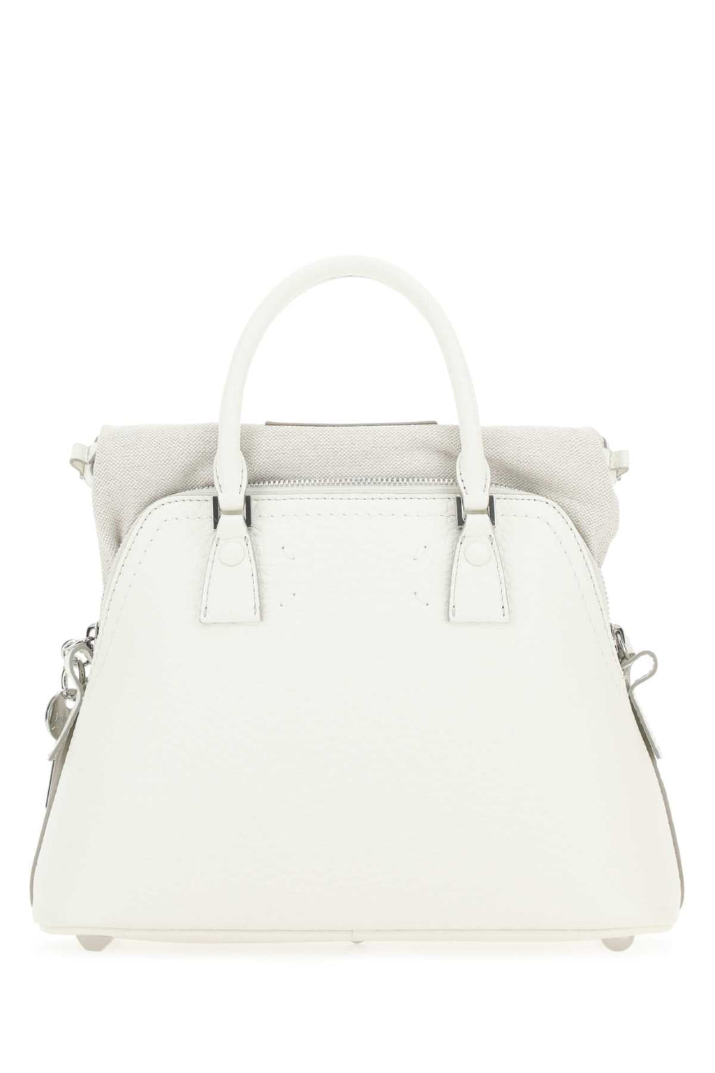Maison Margiela Women White Leather 5Ac Handbag