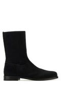 Dries Van Noten Men Black Calfhair Ankle Boots
