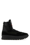 Maison Margiela Men Black Leather Climber Sneakers
