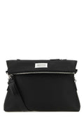 Maison Margiela Men Black Leather Crossbody Bag