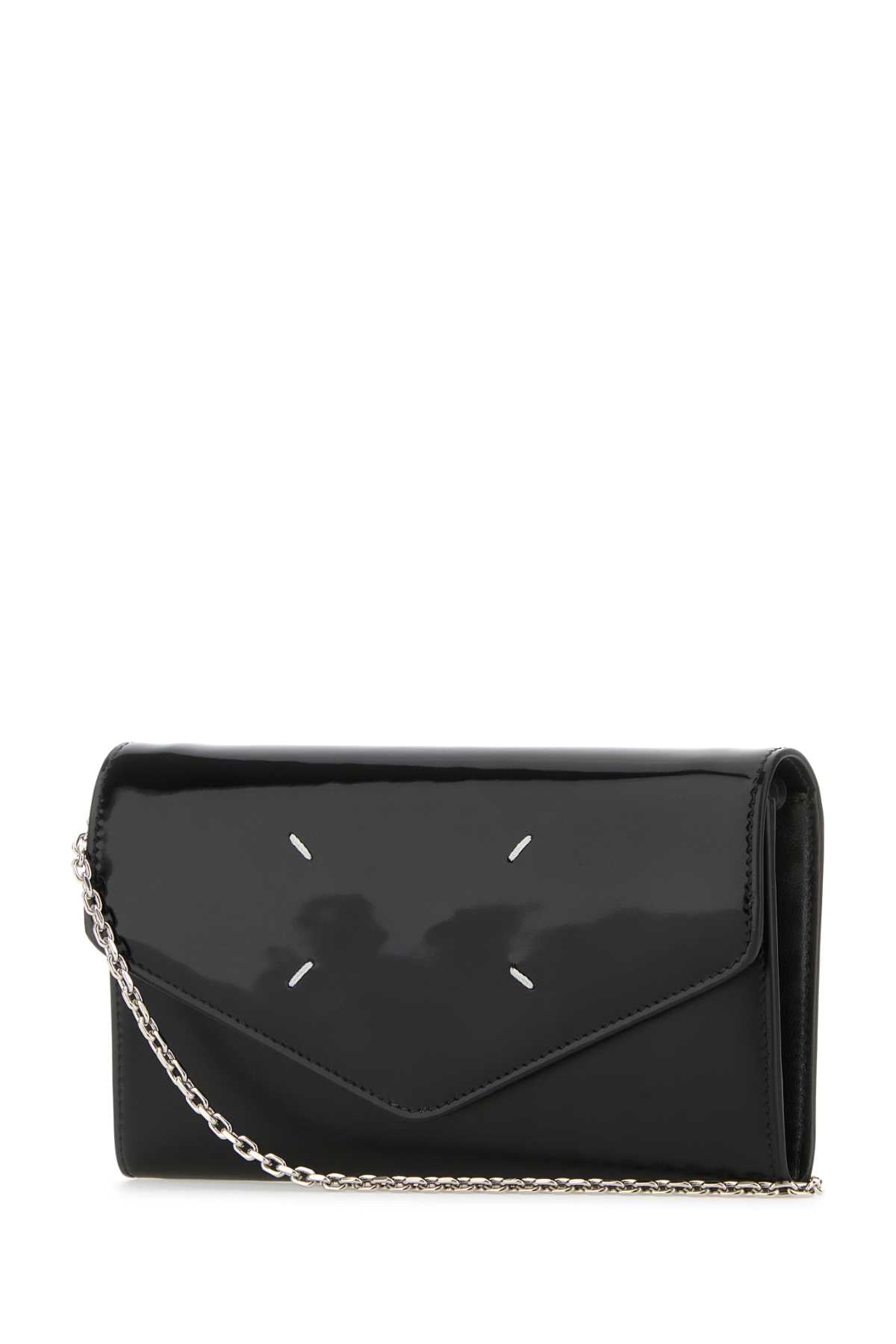 Maison Margiela Women Black Leather Wallet