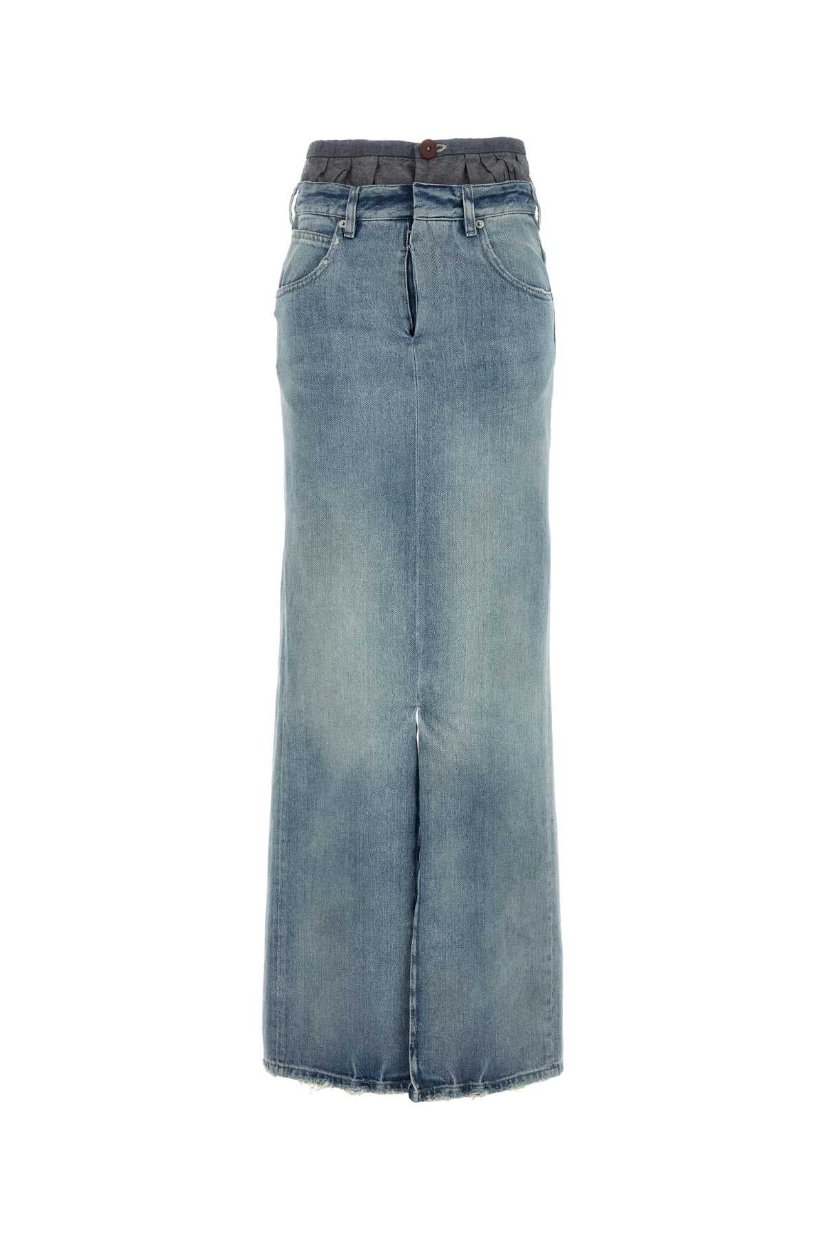 Maison Margiela Women Denim Skirt