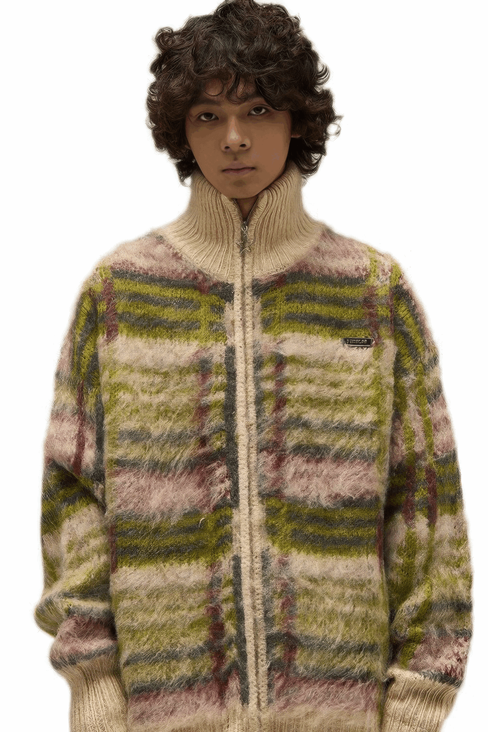 Winter Vintage American Knit Cardigan for Men – Loose & Relaxed