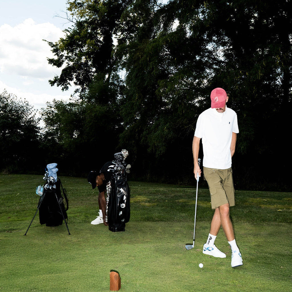 PLUTO GOLF ACADEMY HAT | CRIMSON