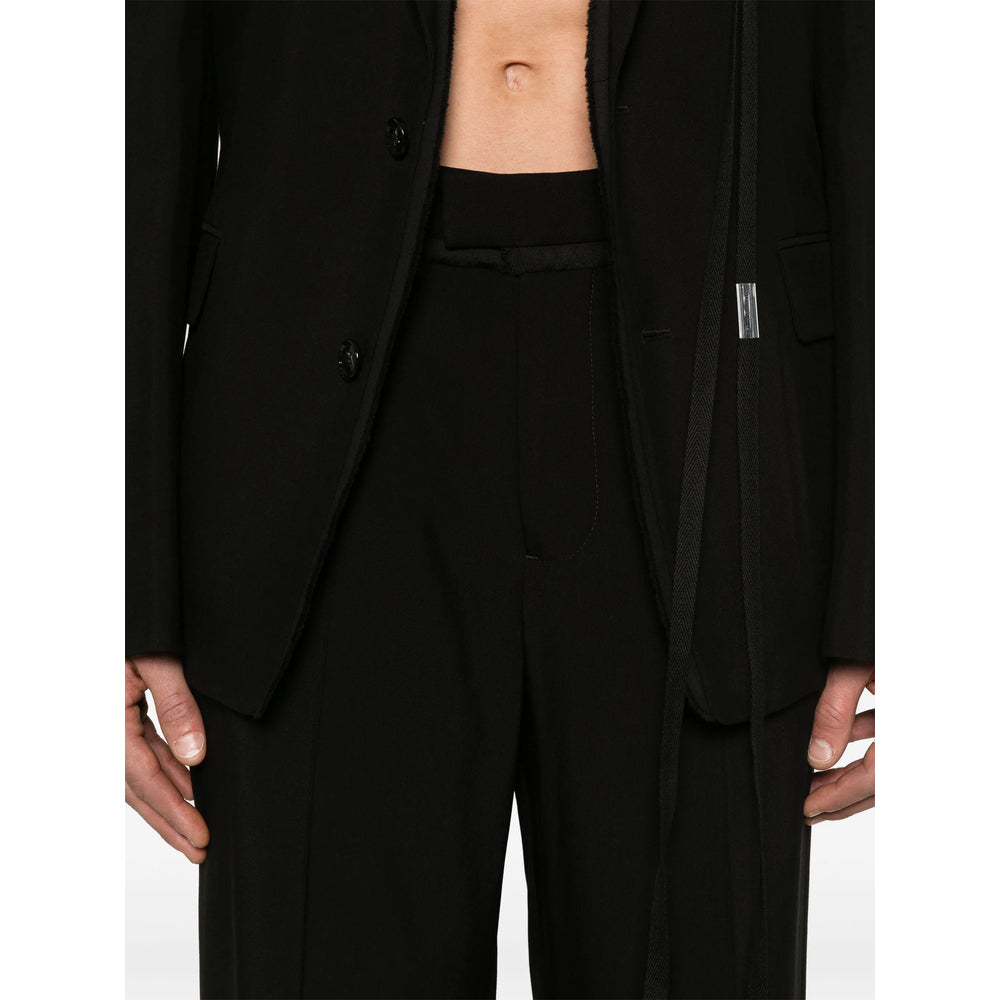Ann Demeulemeester Black Trousers - Regular & Straight-Leg Trousers Men