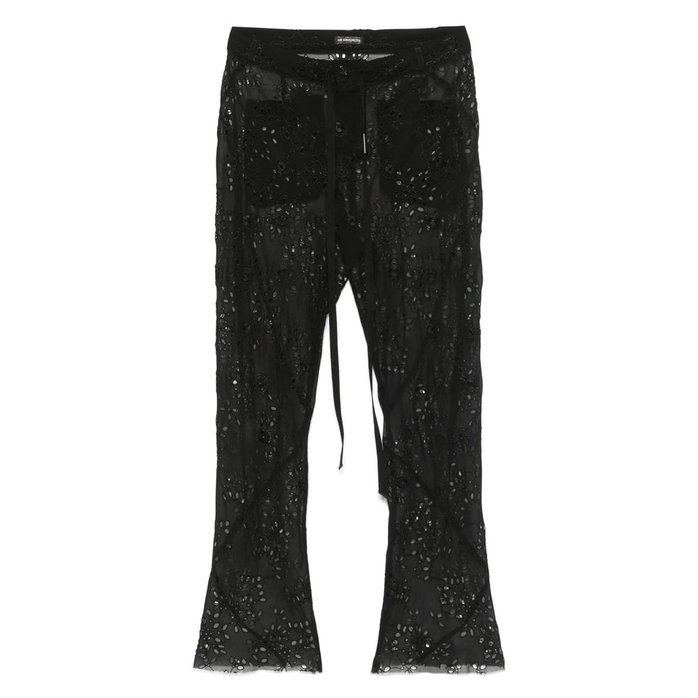 Ann Demeulemeester Black Trousers - Cropped Trousers Women