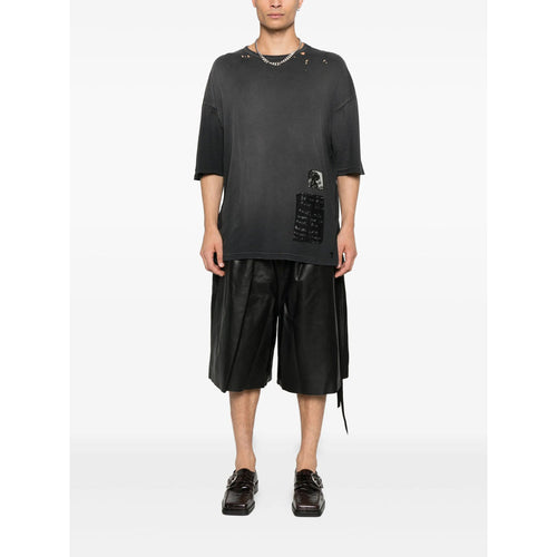 Ann Demeulemeester Black T-Shirts & Vests - T-Shirts Men