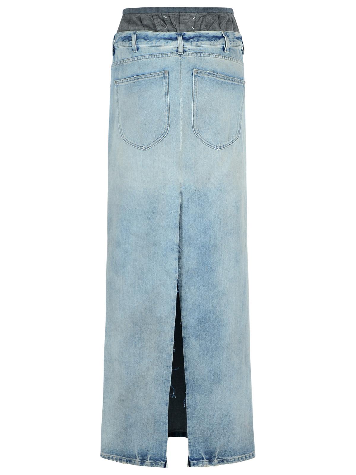 Maison Margiela Blue Denim Skirt Women