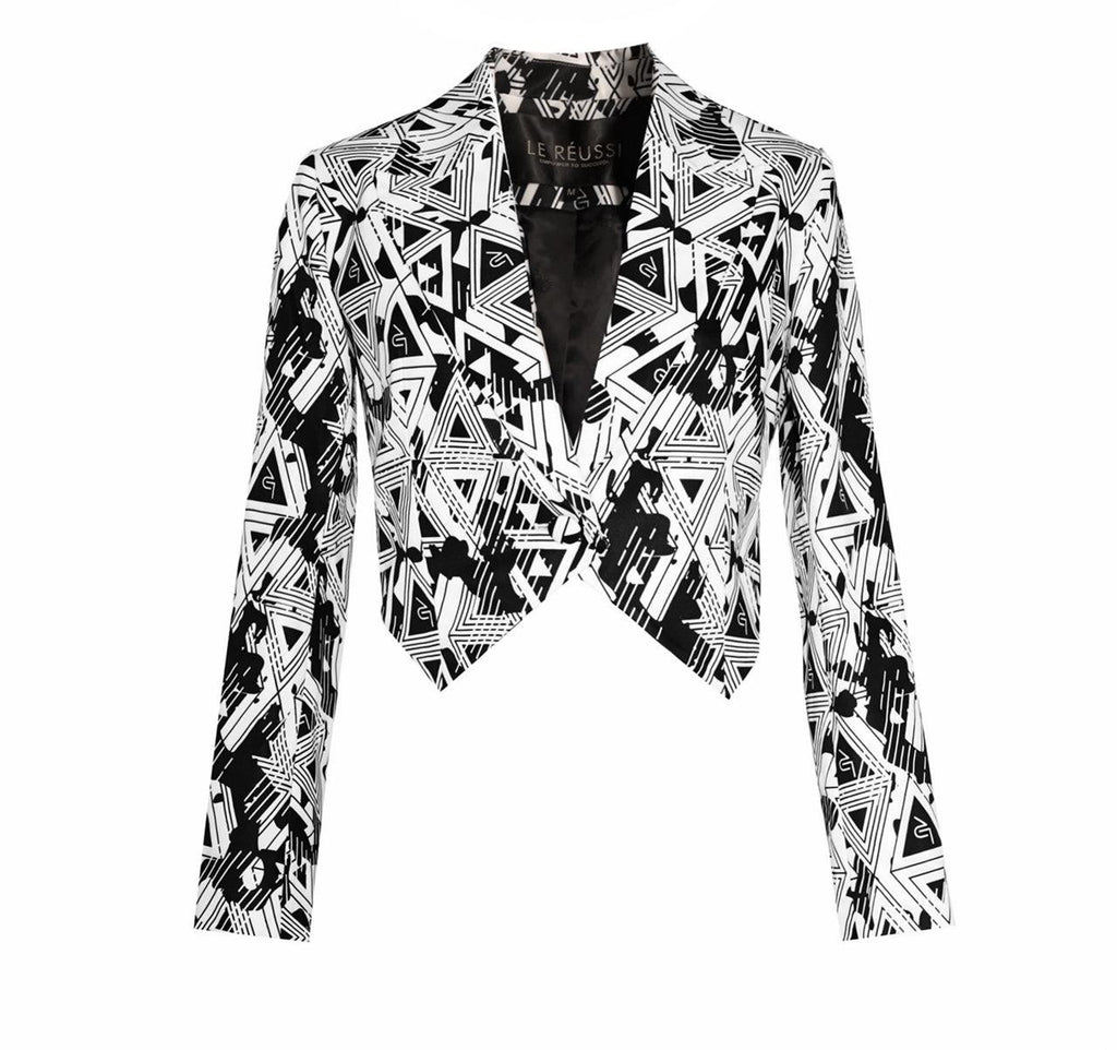 Amour Geometric Blazer – Stylish Women’s Tailored Jacket