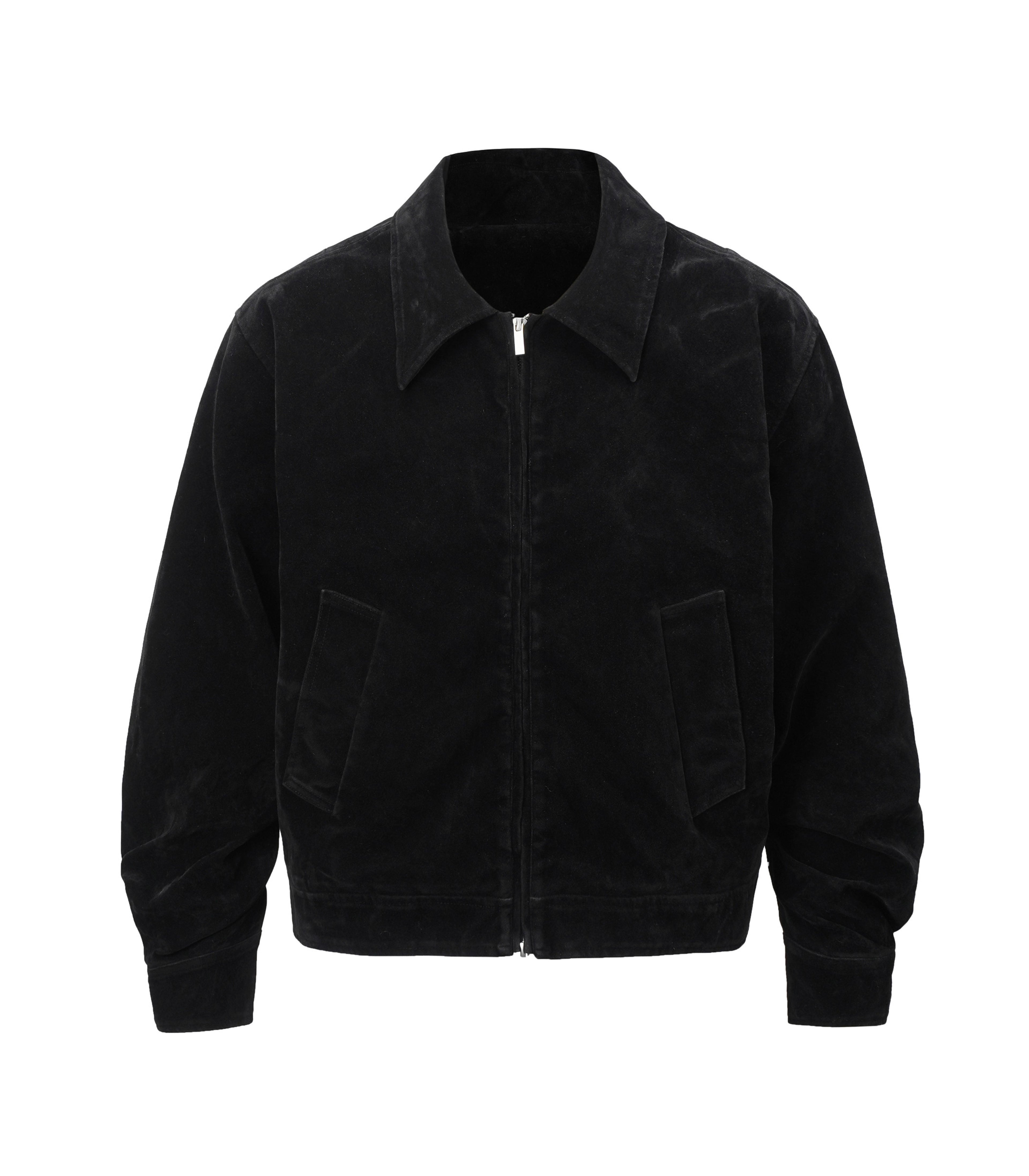 NOIR SUEDE WORK JACKET