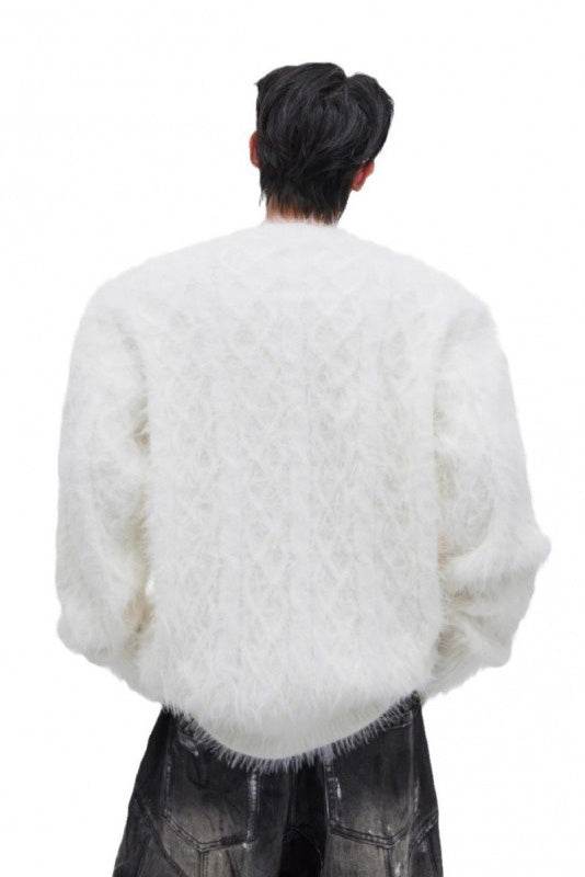 Oversized Solid Color Sweater – Cozy & Relaxed Knit Top