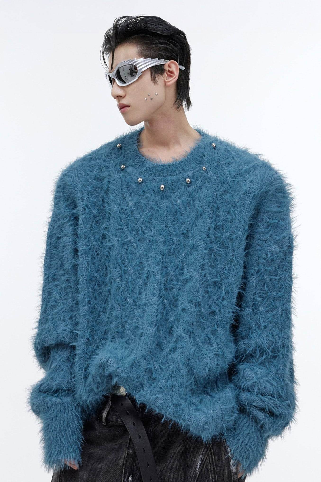 Oversized Solid Color Sweater – Cozy & Relaxed Knit Top