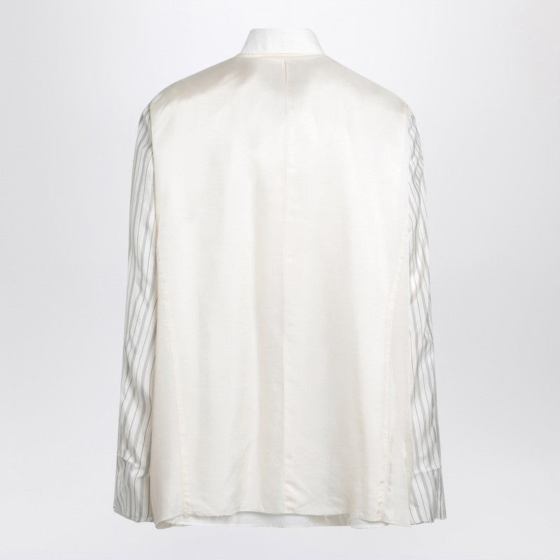 Maison Margiela Reversible Shirt Anonymity Of The Lining In Écru Men