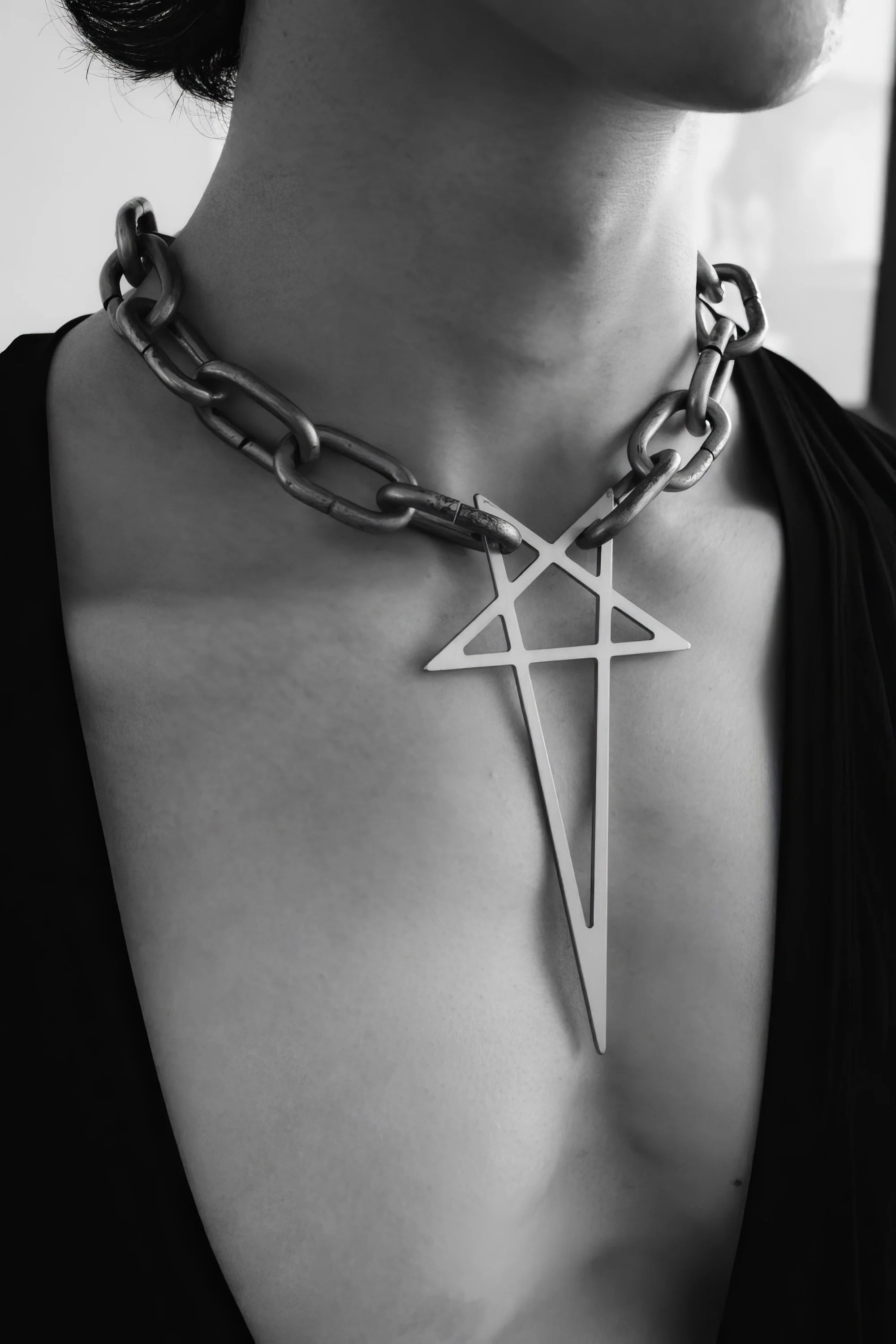 Metal Street Style Necklace Set