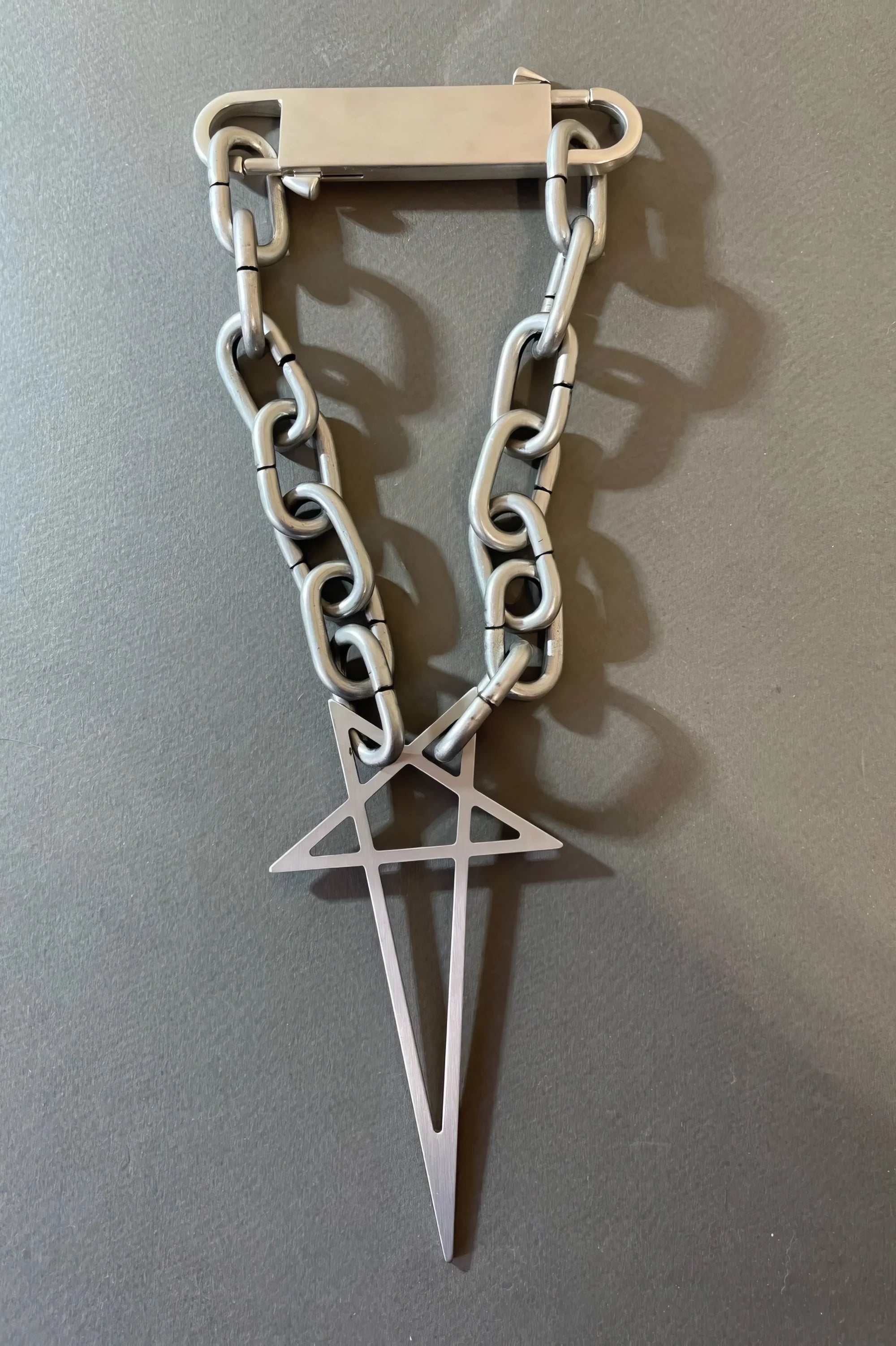 Metal Street Style Necklace Set